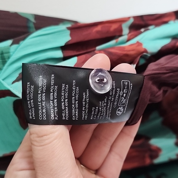 NWT Anthropologie Maeve Ruffle Wrap High Low Maxi Skirt in Turquoise - Picture 5 of 7